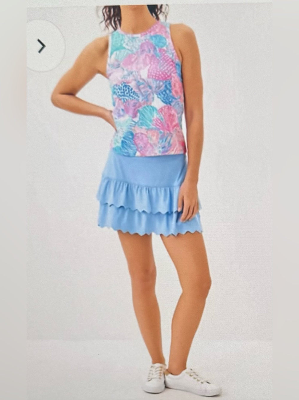 Lilly Pulitzer brand new with tags CANDIA active bra tank top Luxletic sz XS